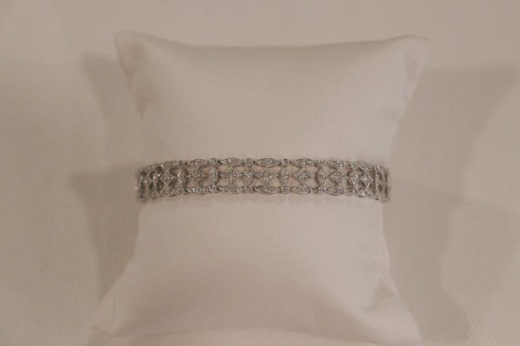 18Karat White Gold Diamond Bracelet