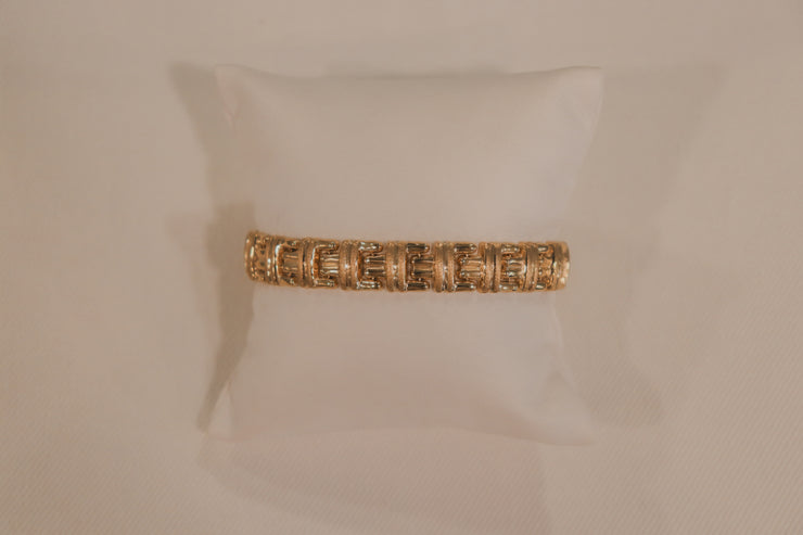 14Karat Parquet Link Bracelet