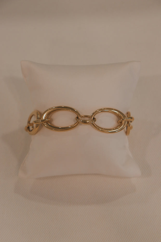 14Karat Yellow Gold Chain Link Bracelet